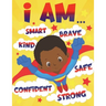 I Am: Empowering African American Coloring Book for Boys with Positive Affirmations for Little Black & Brown Boys with Natural Curly Hair