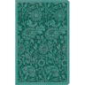 ESV Premium Gift Bible (Trutone, Teal, Floral Design)