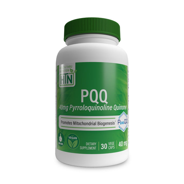 PQQ (as PureQQ™) Pyrroloquinoline Quinone 40mg by Health Thru Nutrition
