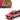 Datsun Pandem 620 Pickup Truck #41 Red Metallic with White Stripes and Graphics "2025 Thailand Diecast Expo" 1/64 Diecast Model Car by Pop Race