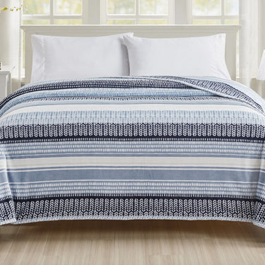 Oversize Microplush Printed Blankets in King & Queen