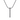 PT107B B.Tiff Black 18-Stone Bar Pendant by B.Tiff New York