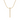 PT107G B.Tiff Gold 18-Stone Bar Pendant by B.Tiff New York