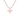 PT124RG B.Tiff Rose Gold Natal 1 ct Princess Cut Pendant by B.Tiff New York