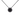 PT207B B.Tiff Black Pavé 30-Stone Halo Pendant by B.Tiff New York