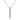 PT223W B.Tiff Supera Bar Stainless Steel Pendant Necklace by B.Tiff New York