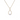 PT306G B.Tiff Gold 1 ct Solitaire Pave Larme Pendant Necklace by B.Tiff New York