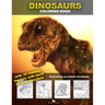 Dinosaurs Coloring book with realistic designs: With dinosaur facts