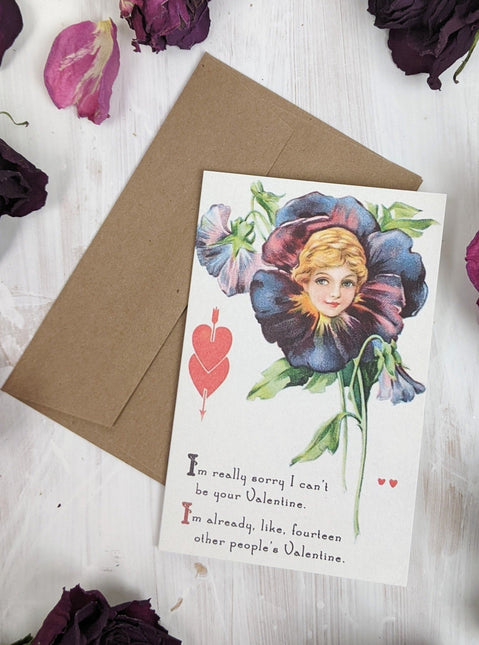 Can't Be Your Valentine Card by Ash & Rose