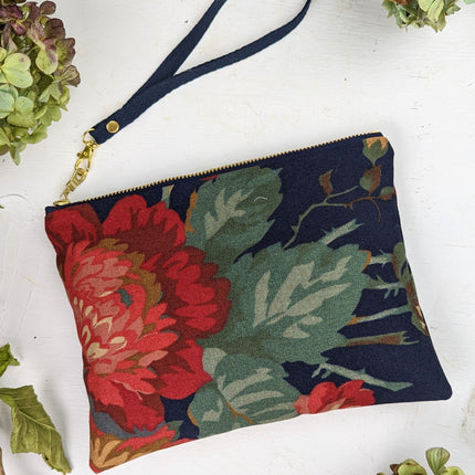 Classic Navy Rose Purse by Ash & Rose