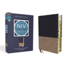 NIV Study Bible, Fully Revised Edition, Leathersoft, Navy/Tan, Red Letter, Thumb Indexed, Comfort Print