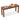 2-Seater Patio Backless Dining Bench with Breathable Slatted Seat