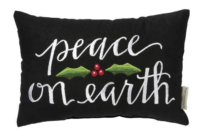 Peace on Earth | Throw Pillow | 15x10 | Joy Pillow | Home Decor | Christmas Pillowcases | Christmas Decor | Winter Decor Ideas | Peace Cover by UniikPillows