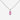 Birthstone Pink Tourmaline Silver Necklace - October by Little Sky Stone