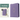 NLT Compact Giant Print Zipper Bible, Filament Enabled (Leatherlike, Diamond Lavender, Indexed, Red Letter)