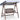 2-Person Porch Swing with Fir Wood Stand and Tilt Canopy-Brown