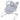Portable Baby Bouncer Infant Rocker Seat with Detachable Toy Bar-Gray