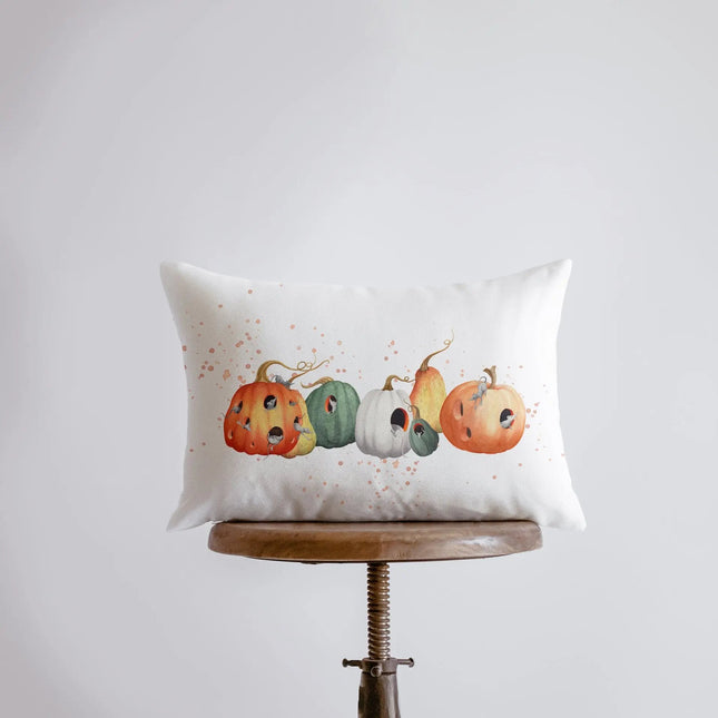 Pumpkins and Mice Pillow Cover | 18x12 | Modern Farmhouse | Primitive Decor | Home Decor | Gift for her | Sofa Pillows by UniikPillows
