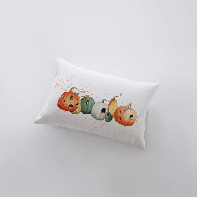 Pumpkins and Mice Pillow Cover | 18x12 | Modern Farmhouse | Primitive Decor | Home Decor | Gift for her | Sofa Pillows by UniikPillows
