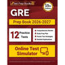 GRE Prep Book 2026-2027: 12 Practice Tests and GRE Study Guide [15th Edition]