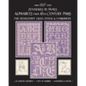 Ouverages de Dames: Alphabets from 19th Century Paris