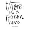 there is a poem here