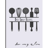 Best Family Recipes For My Son: Big Empty Recipe Cookbook As Keepsake Gift For Your Son