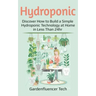 Hydroponic: Discover How to Build a Simple Hydroponic Technology at Home in Less Than 24hr
