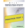 Mtle Minnesota Special Education Core Skills (Birth to Age 21) Practice Test 1