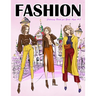 Fashion Coloring Book for Girls Ages 4-8: Gorgeous Top Model Colouring Book for Girls, Teens and Kids