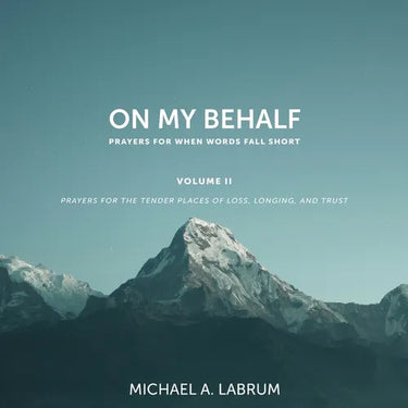 On My Behalf, Volume II: Prayers for the Tender Places of Loss, Longing, and Trust