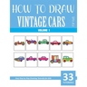 How to Draw Vintage Cars for Kids - Volume 1