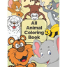 All animal coloring book: kids animal coloring book