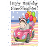 HAPPY BIRTHDAY GRANDDAUGHTER! (Coloring Card): Personalized Birthday Card for Girls, Inspirational Birthday Messages!