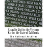 Casualty List for the Vietnam War for the State of California