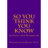 So You Think You Know: da Vinci and Kabbalah