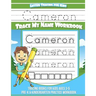 Letter Tracing for Kids Cameron Trace my Name Workbook: Tracing Books for Kids ages 3 - 5 Pre-K & Kindergarten Practice Workbook