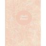 Health Record: Daily Home Monitoring of Blood Pressure, Glucose, and Heart Rate, Large Floral Cover