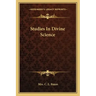 Studies in Divine Science