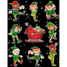 Christmas Holiday Sticker Album Dancing Elves: 100 Plus Pages For PERMANENT Sticker Collection, Activity Book For Boys and Girls - 8.5 by 11