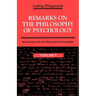 Remarks on the Philosophy of Psychology, Volume 1