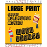 Large Print Classic Hollywood Movies Word Search: With Movie Pictures Extra-Large, For Adults & Seniors Have Fun Solving These Hollywood Film Word Fin