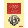 A Catalogue of the Medieval Manuscripts in the University Library, Aberdeen