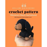 Helium Amigurumi Crochet Pattern Miniature Black Dachshund: Details and Easy Amigurumi Patterns Adorable and Animal Friends Magical Characters to Life