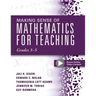 Making Sense of Mathematics for Teaching, Grades 3-5: (Learn and Teach Concepts and Operations with Depth: How Mathematics Progresses Within and Acros