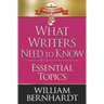 What Writers Need to Know: Essential Topics