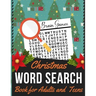 Christmas Word Search Book for Adults and Teens: Holiday themed word search puzzle book Puzzle Gift for Word Puzzle Lover Brain Exercise Game