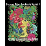 Coloring Books For Adults Volume 1: 40 Stress Relieving And Relaxing Patterns