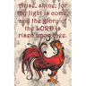 Arise, shine; for thy light is come, and the glory of the LORD is risen upon thee.: Dot Grid Paper