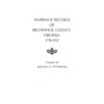 Marriage Records of Brunswick County, Virginia, 1730-1852